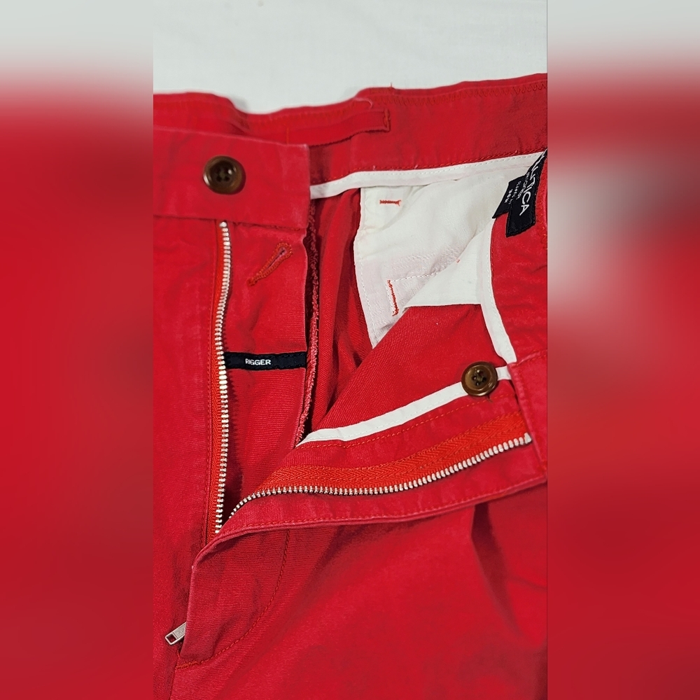 💪 NAUTICA RIGGER CLASSIC FIT MEN'S SHORTS SIZE 36, RED 💪 - Picture 7 of 10